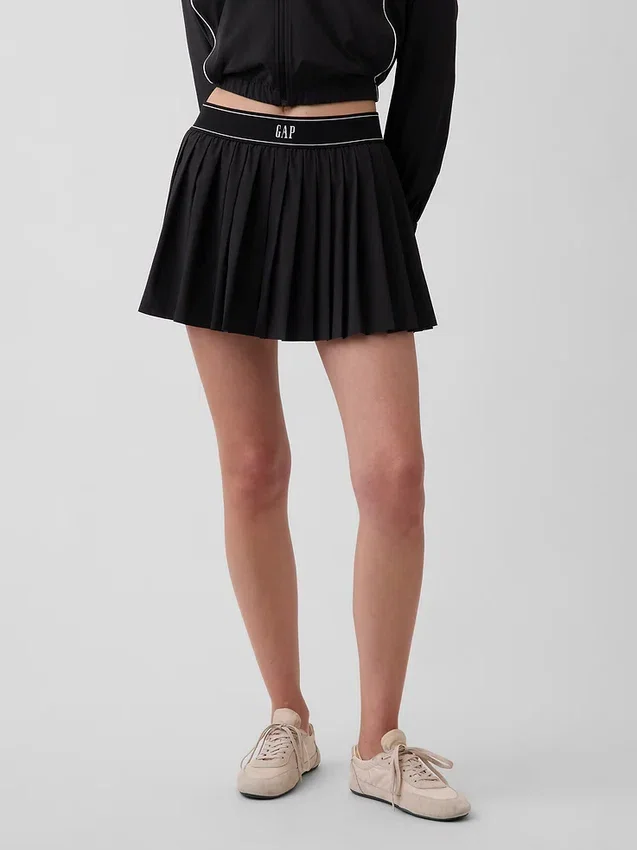 Faldilla deportiva plisada GapFit Tech