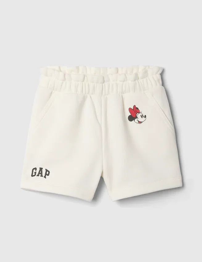 GAP × Disney Bebé y Niño: Pantalones cortos de sudadera Vintagesoft de Minnie Mouse