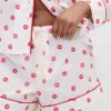 GAP × Summer Fridays: Pantalones cortos de pijama de popelín con estampado «Kiss»