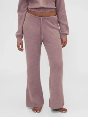 Gap × Summer Fridays: Pantalones de corte bootcut de tejido waffle CashSoft