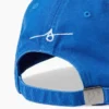 Gorra de béisbol con logotipo azul