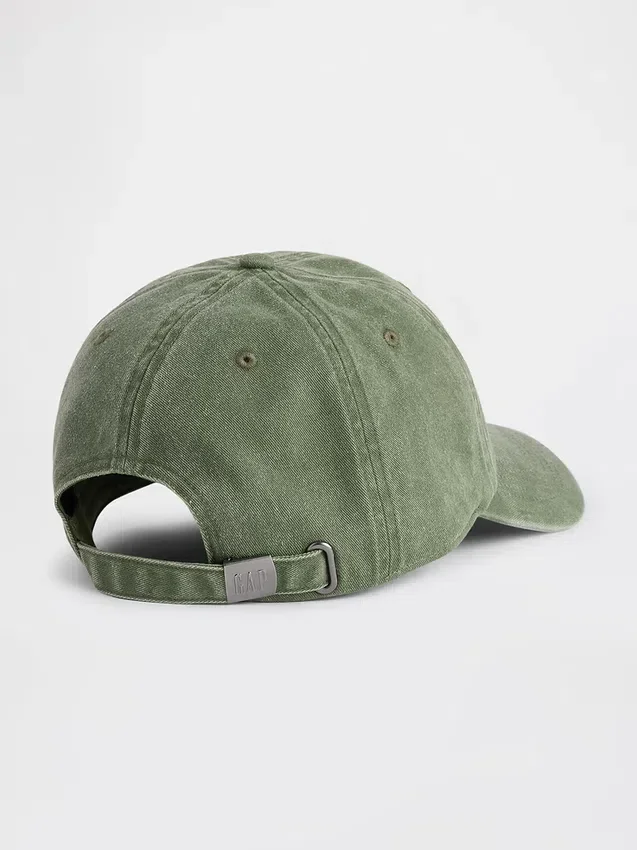 Gorra de béisbol con logotipo lavado