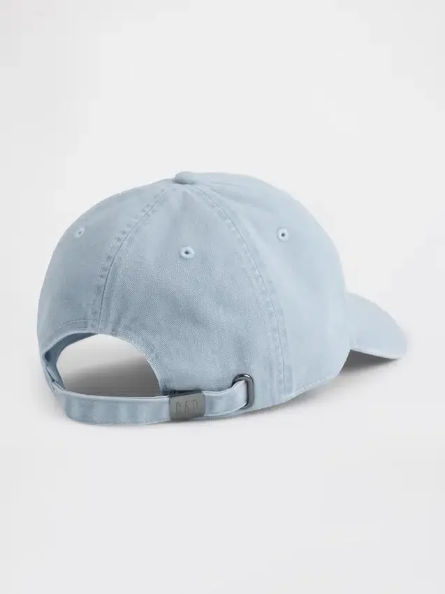 Gorra de béisbol con logotipo lavado