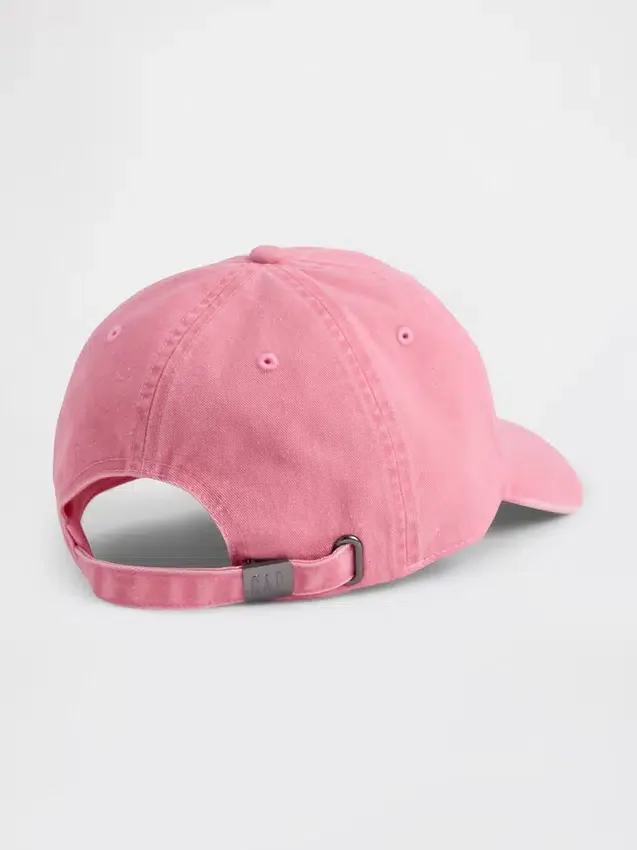Gorra de béisbol con logotipo lavado