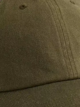 Gorra de béisbol de lona encerada