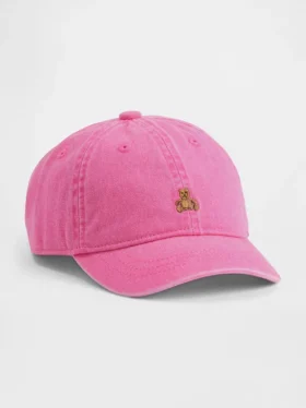 Gorra de béisbol para niños pequeños con el oso Brannan teñida sobre teñido