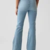 Jeggings acampanados de talle alto para niños