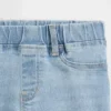Jeggings de talle medio para niños, sin cordón