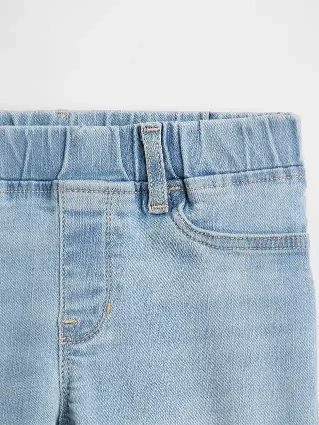 Jeggings de talle medio para niños, sin cordón
