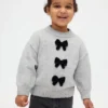 Jerséu con moño CashSoft para bebés y niños pequeños