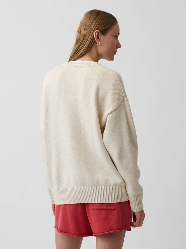 Jerséu oversize 100 % algodón