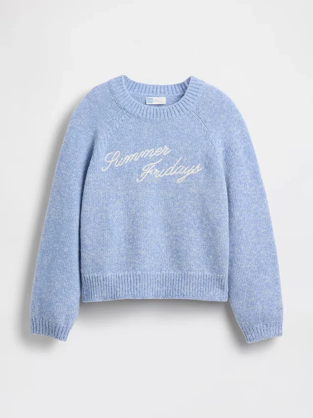 Jerséu oversize com logo de GAP × Summer Fridays