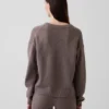 Jerséu oversize con cuello en V CashSoft