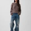 Jerséu oversize de punto trenzado CashSoft