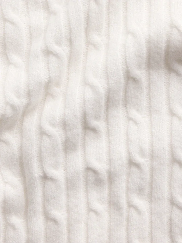 Jerséu oversize de punto trenzado CashSoft