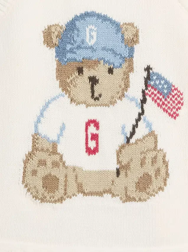 Jerséu sin mangas con diseño «Brannan Bear Americana» para bebés y niños pequeños