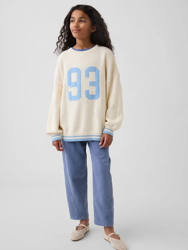 Jerséu túnica oversize para niños
