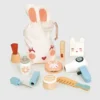 Juego de maquillaje de conejito para niños pequeños