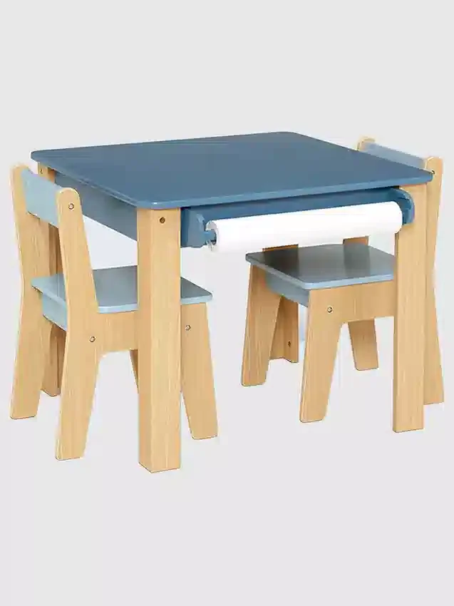Juego de mesa y 2 sillas para niños pequeños