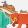 Juego de tren de la mina de oro