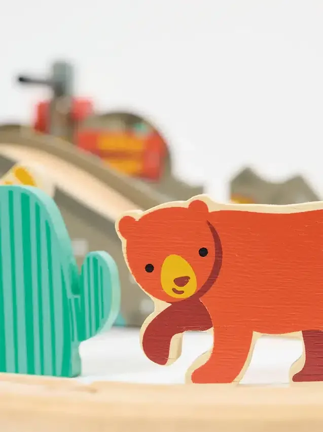 Juego de tren de la mina de oro