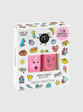 Juego Pop de esmaltes de uñas y calcomanías para uñas de Nailmatic