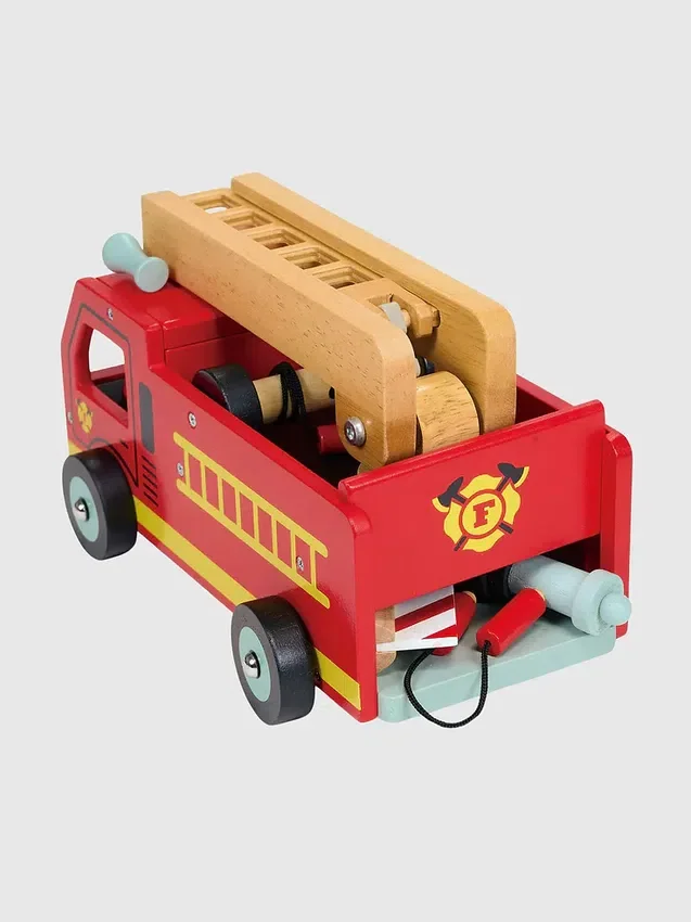 Juguete de camión de bomberos rojo para niños pequeños «Little Firefighter»
