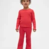 Leggings acampanados con costuras acanaladas para bebés y niños, combinables