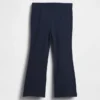 Leggings acampanados con costuras acanaladas para bebés y niños, combinables