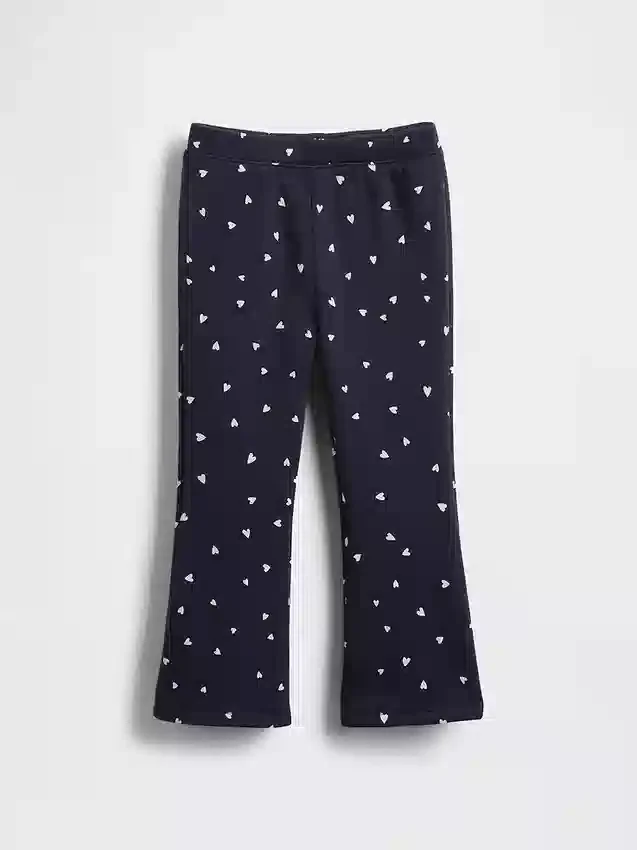 Leggings acampanados con forro suave para bebés y niños pequeños