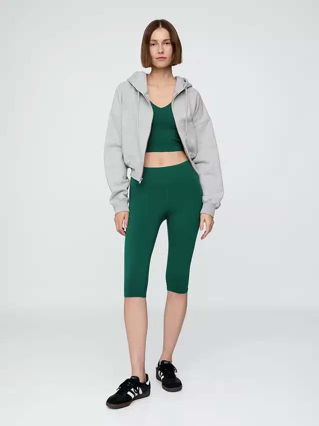 Leggings cortos de talle alto GapFit Smooth