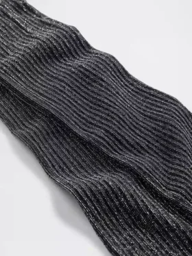 Leggings de canalé con purpurina para niños
