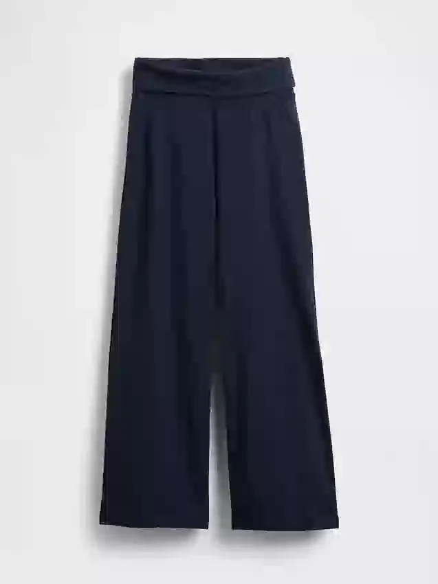 Leggings de pierna ancha con dobladillo para niños