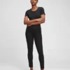 Leggings de talle alto con tejido bielástico