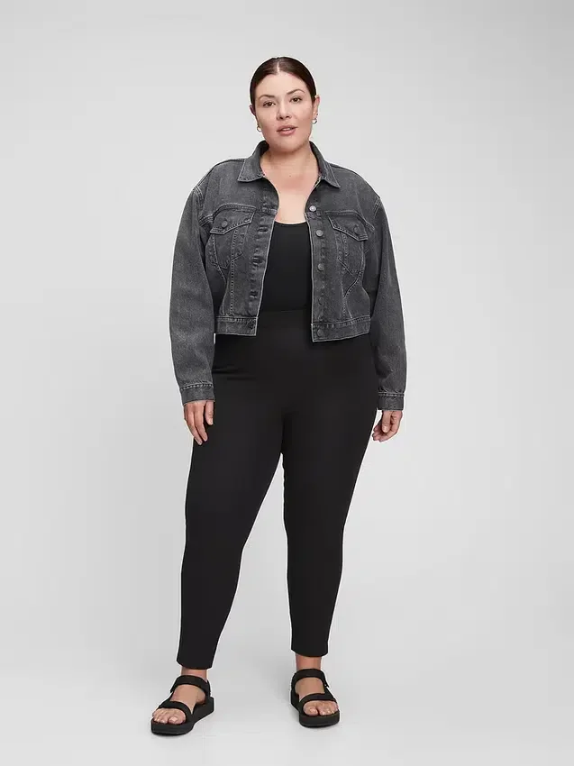 Leggings de talle alto con tejido bielástico