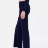 Leggings modernos de pijama con doble vuelta