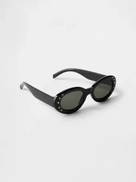 Lentes de sol ovalados retro para niños