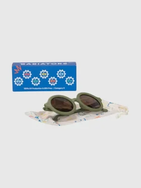 Lentes de sol redondos estilo europeo de Babiators para niños pequeños y niños