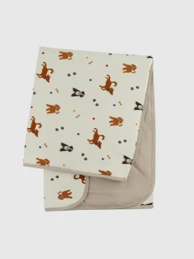 Manta para bebé Bamboo Little Dogs
