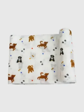 Manta para envolver Bamboo Little Dogs