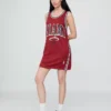 Mini vestido de jersey reciclado de los Miami Heat de la NBA