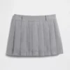 Minifalda-pantalón plisada