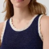 Minivestido de crochet 100 % algodón