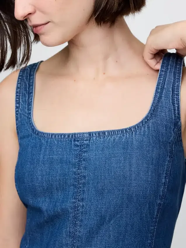 Minivestido de mezclilla
