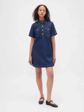 Minivestido de mezclilla ultrasuave