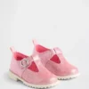 Mocasines con correa en T para niños pequeños