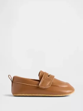 Mocasines de cuero vegano para bebés