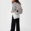Mochila infantil con estampado de leopardo
