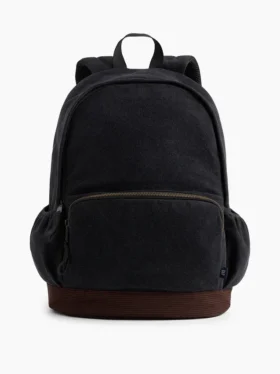 Mochila infantil de mezclilla y pana