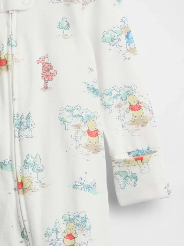 Mono con pies de algodón orgánico para bebé de Winnie the Pooh